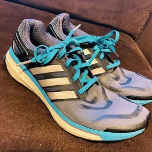 Very Good Adidas UIltraBoost Ultra Boost 10 US 42 2/3 EUR Grey Turquoise